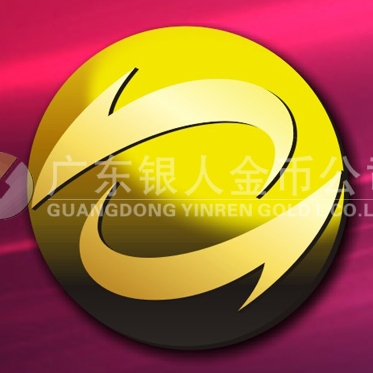 2015年3月定制　中經(jīng)萬(wàn)達(dá)金銀純金胸章定制、制作純金胸章