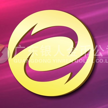 2015年3月定制　中經(jīng)萬(wàn)達(dá)純金徽章定制、千足金徽章定制