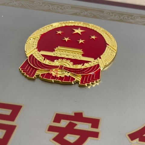 河南省政府食品安全先進(jìn)集體獎(jiǎng)牌定制
